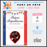 🎊 Port en Fête - Repas Républicain 🎆 🎶 🥳