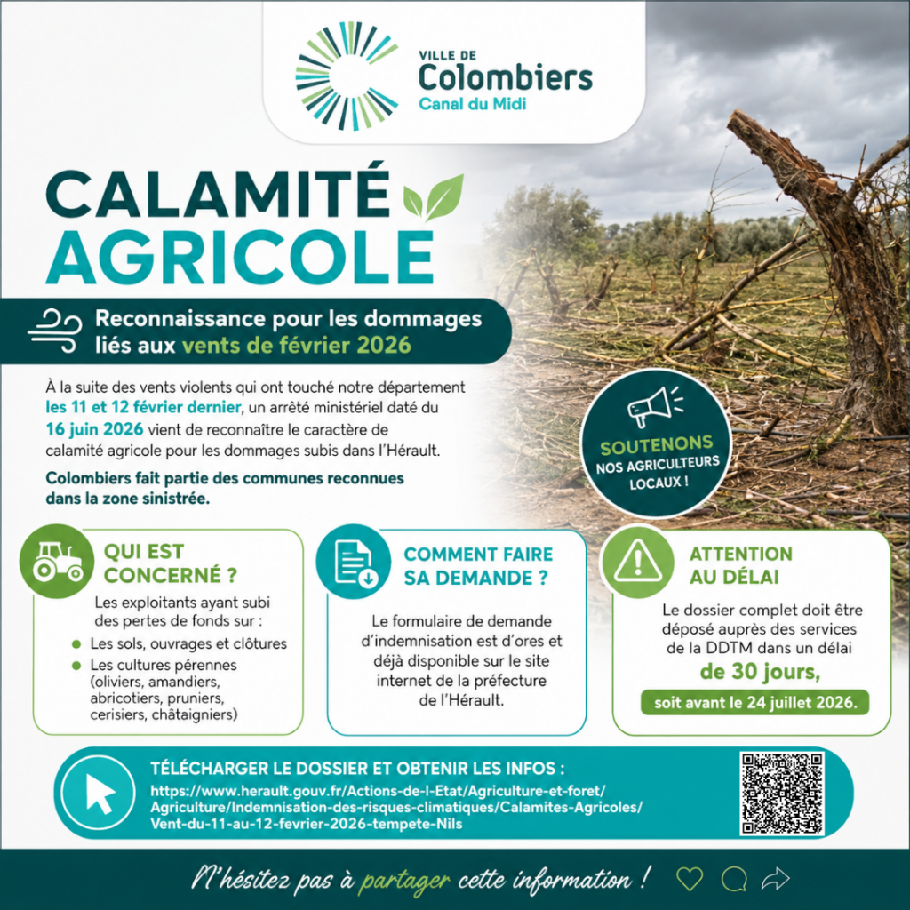 CALAMITE AGRICOLE FEVRIER 2026