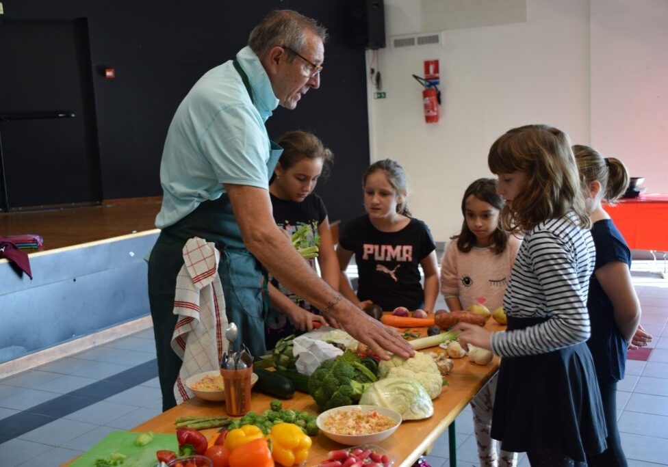 La semaine du goût avec la participation de l’école de Colombiers