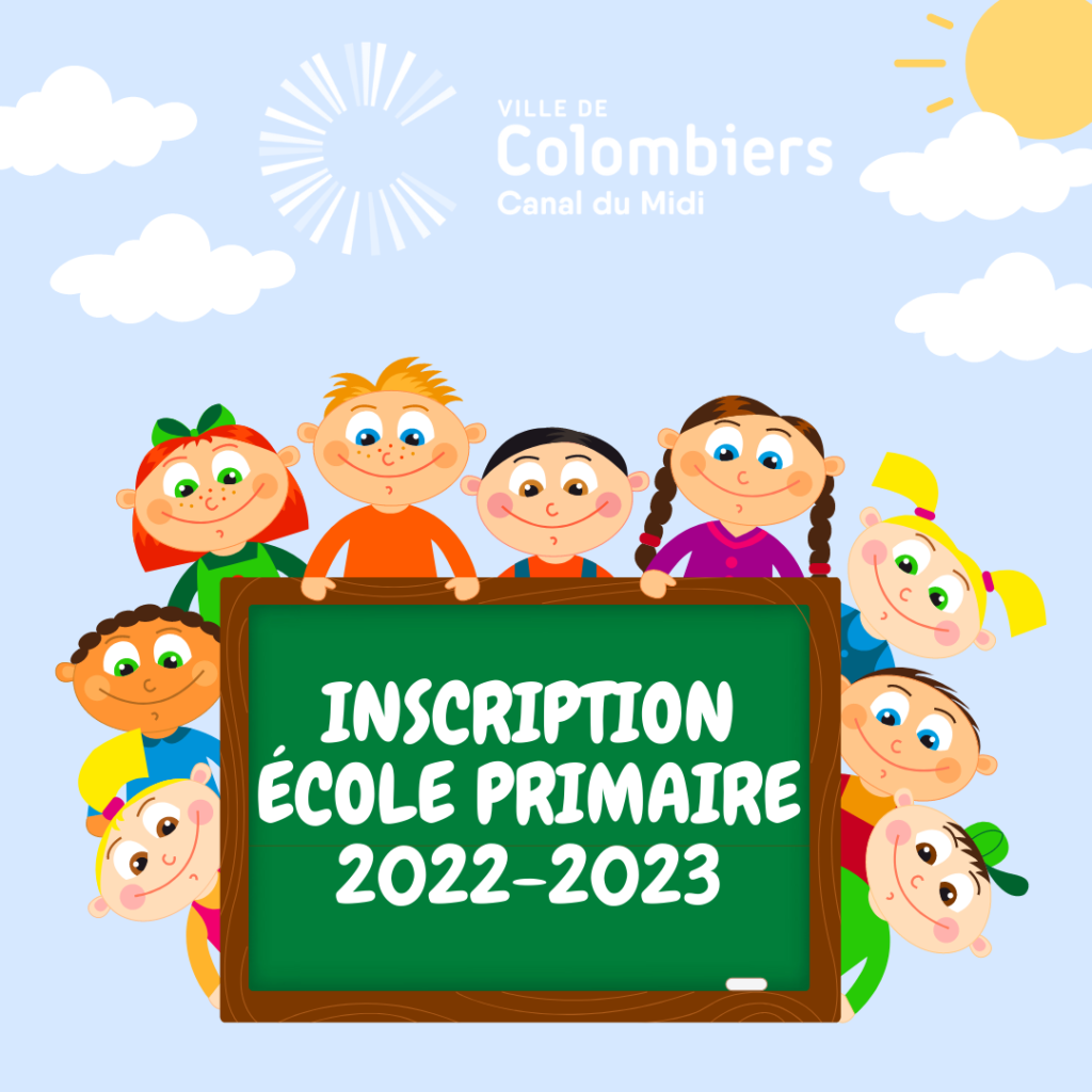 INSCRIPTION ÉCOLE PRIMAIRE