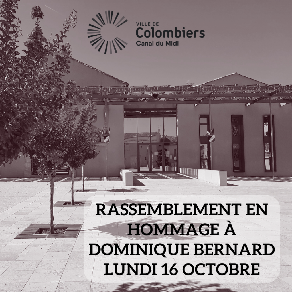 Rassemblement En Hommage À Dominique Bernard Lundi 16 Octobre