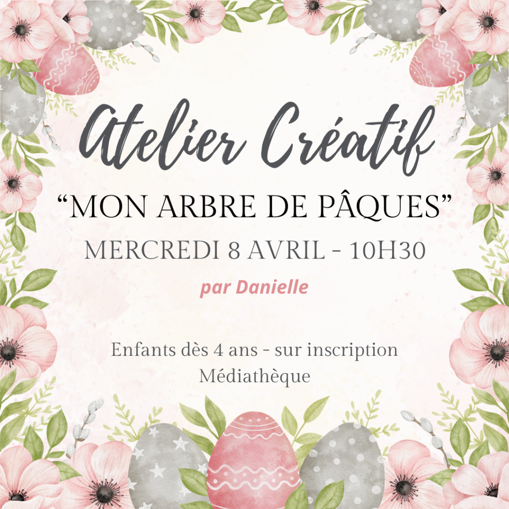 8 avril - Atelier Créatif