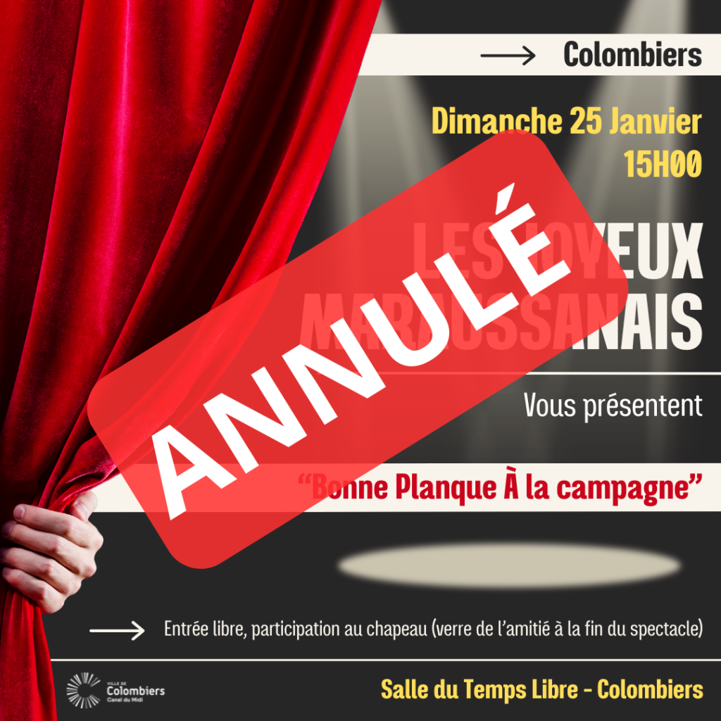 ANNULÉ - LES JOYEUX MARAUSSANAIS