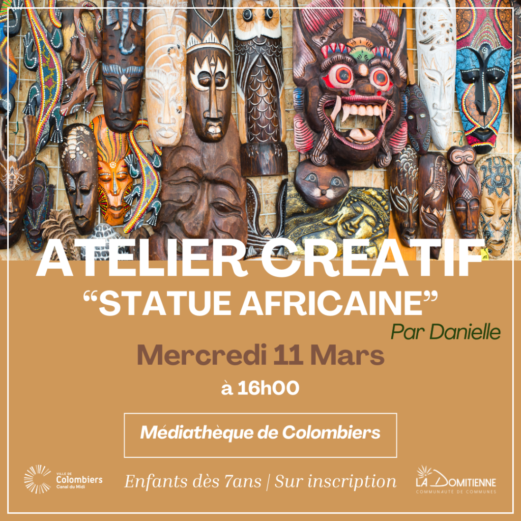 ATELIER CRÉATIF STATUE AFRICAINE