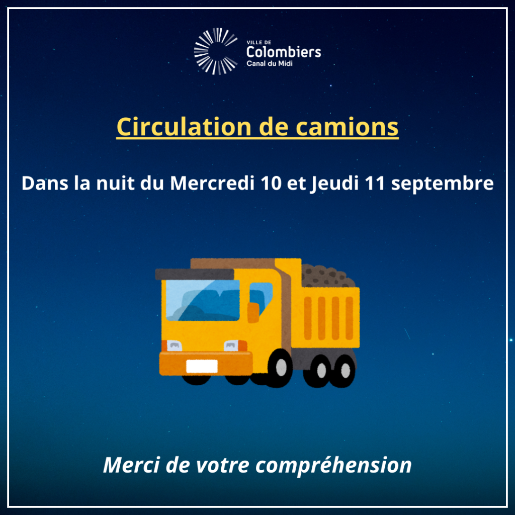Circulation des camions