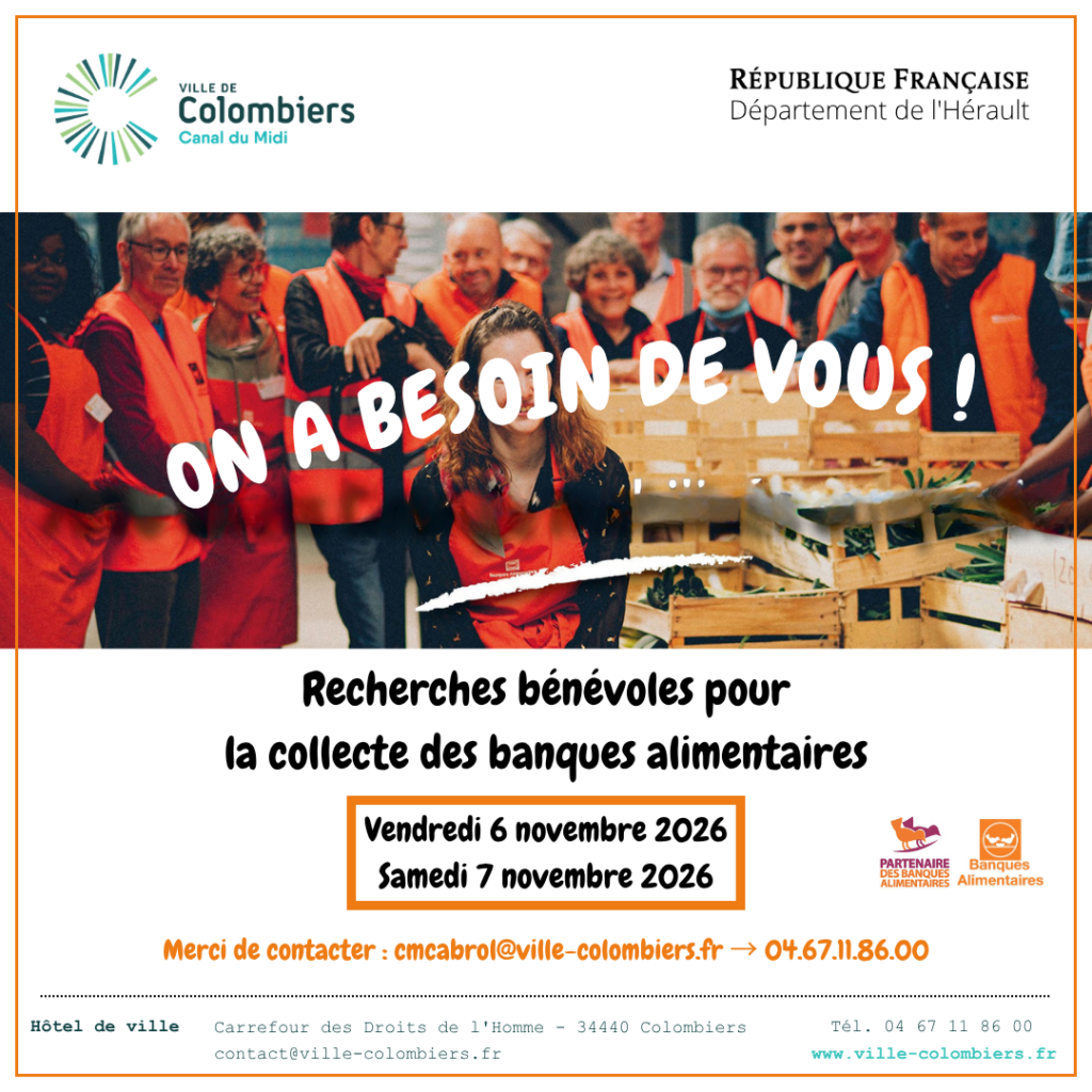 RECHERCHE BENEVOLES NOV. 2026