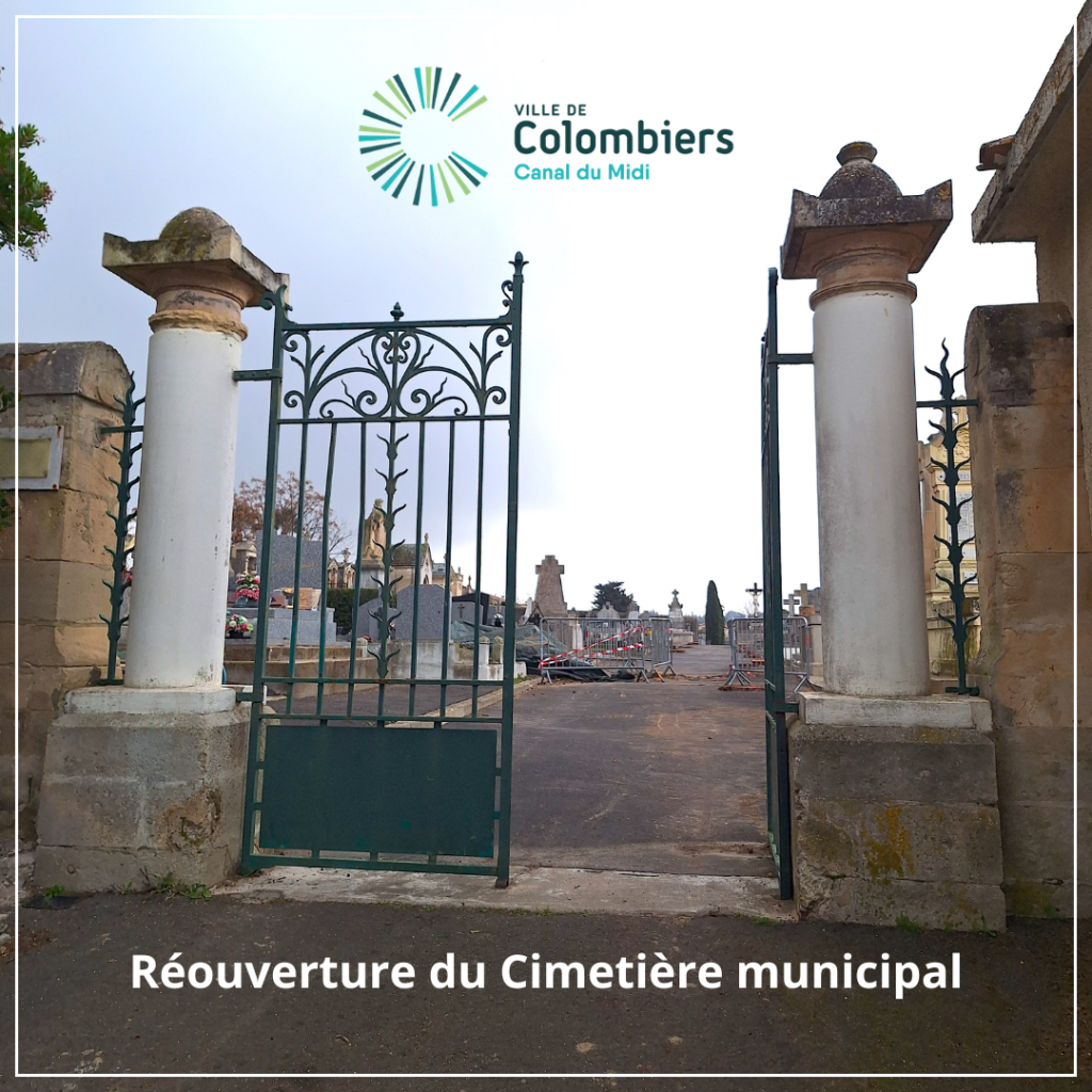 Réouverture du Cimetière municipal